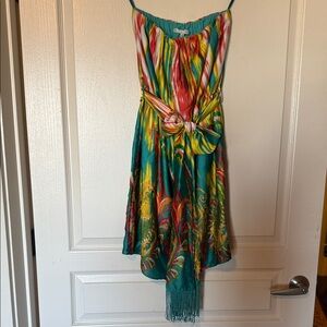 Collective Concepts Multicolor High Low Dress